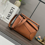 Small Puzzle 24 bag in classic gold calfskin shw