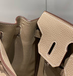 HM BIRKIN 30CM BROWN TOGO LEATHER SILVER HARDWARE