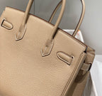 HM BIRKIN 30CM BROWN TOGO LEATHER SILVER HARDWARE