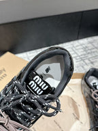 Miu Miu Black New Balance Edition 530 SL Sneakers