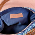 Miumiu Rainbow Woven Bag 19 25.5cm Super Heavy Cottton Handmade