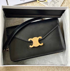 TRIOMPHE WOC 20 BLACK CALFSKIN