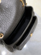YSL Niki Bag 18cm Black Gold Sheepskin