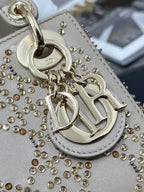 CD Lady Dior 17 Bag Beige Calfskin