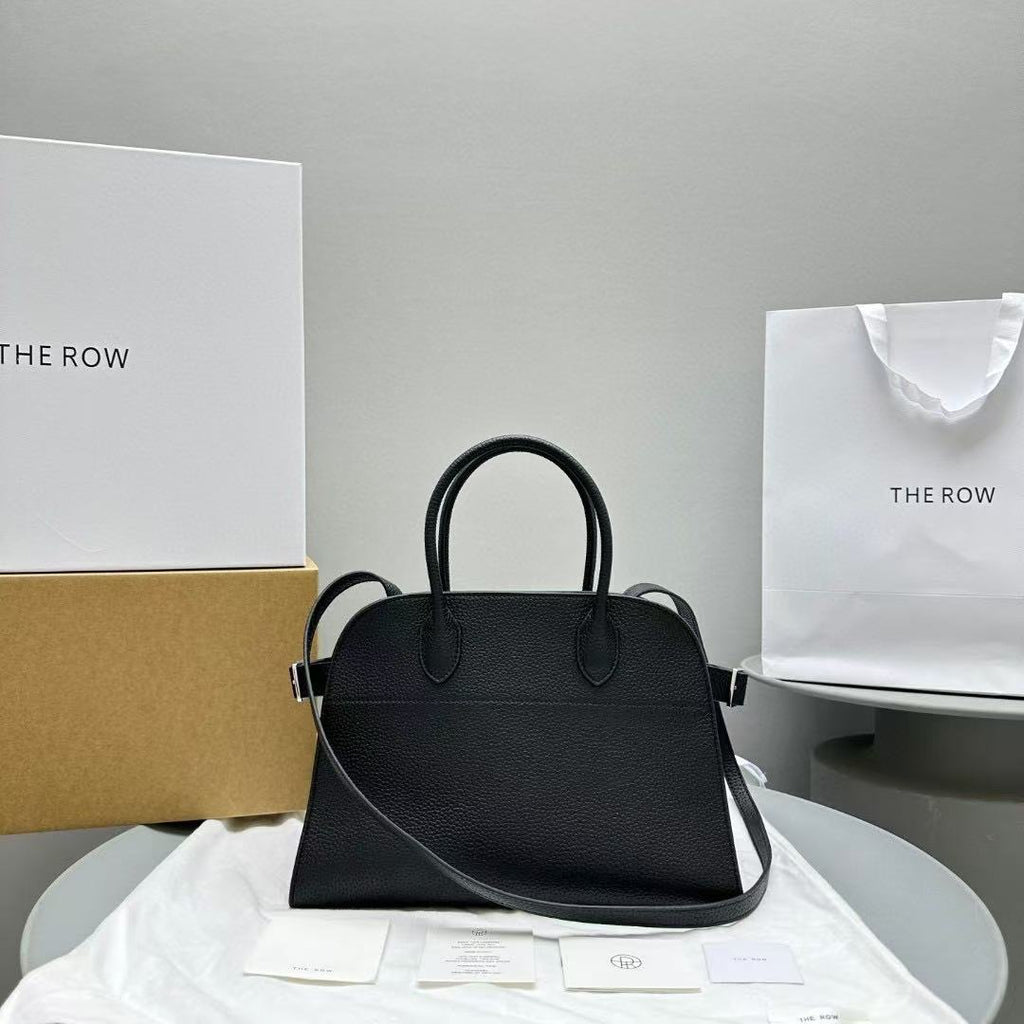 The Row Margaux 15 Black Leather