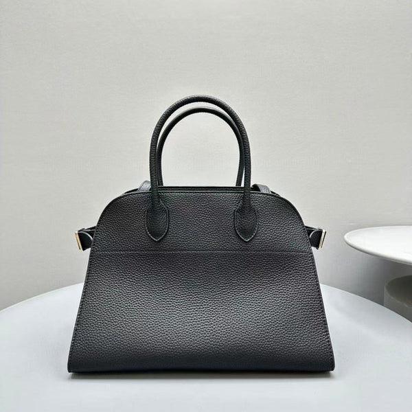 The Row Margaux 10 Black Leather