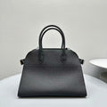 The Row Margaux 12 Black Leather