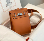 HM HAC A DOS PM 26CM GOLD TOGO LEATHER SILVER HARDWARE