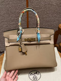 HM BIRKIN 40CM BEIGE MARFA TOGO LEATHER GOLD HARDWARE
