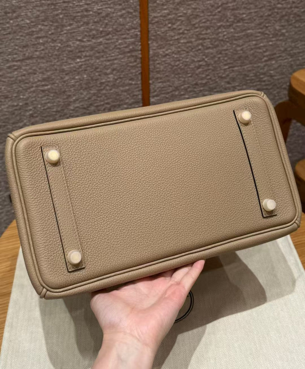 HM BIRKIN 40CM BEIGE MARFA TOGO LEATHER GOLD HARDWARE