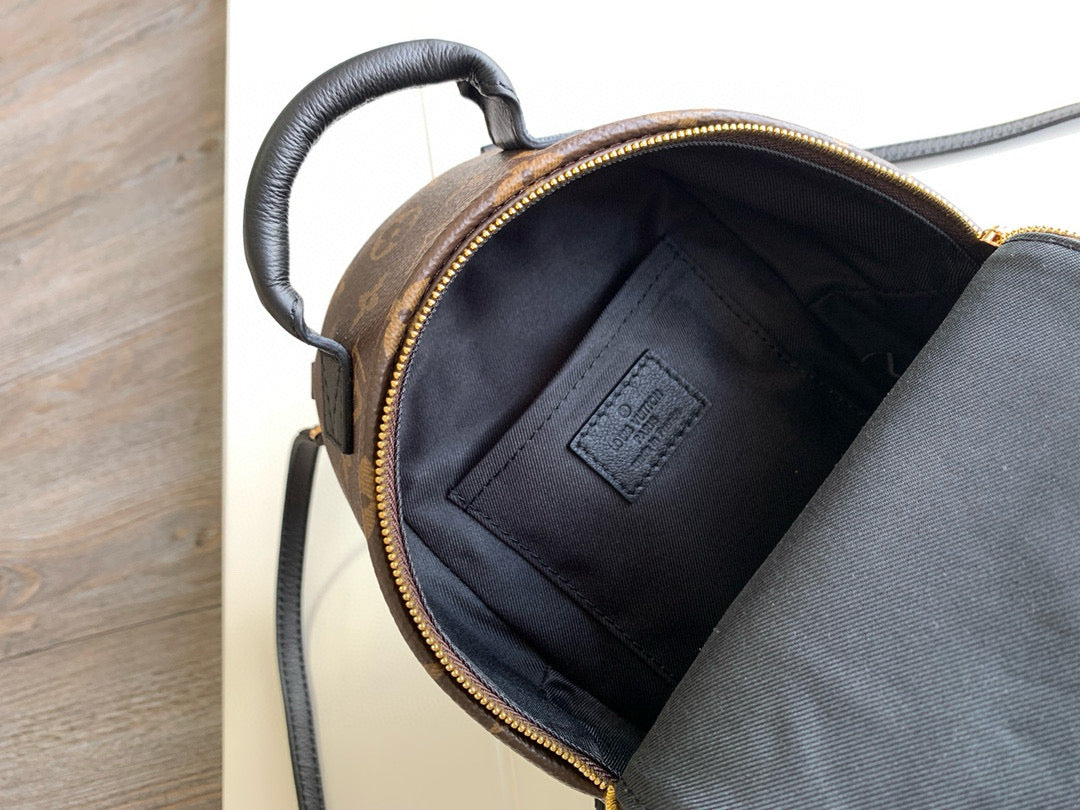 LV Backpack Mini 15x22x9 Brown Monogram