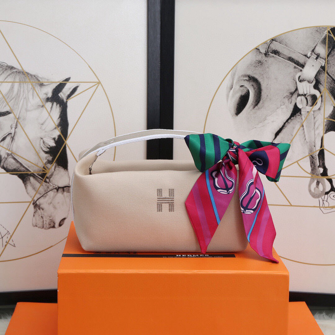 HM Trousse Bride-A-Brace Beige Canvas