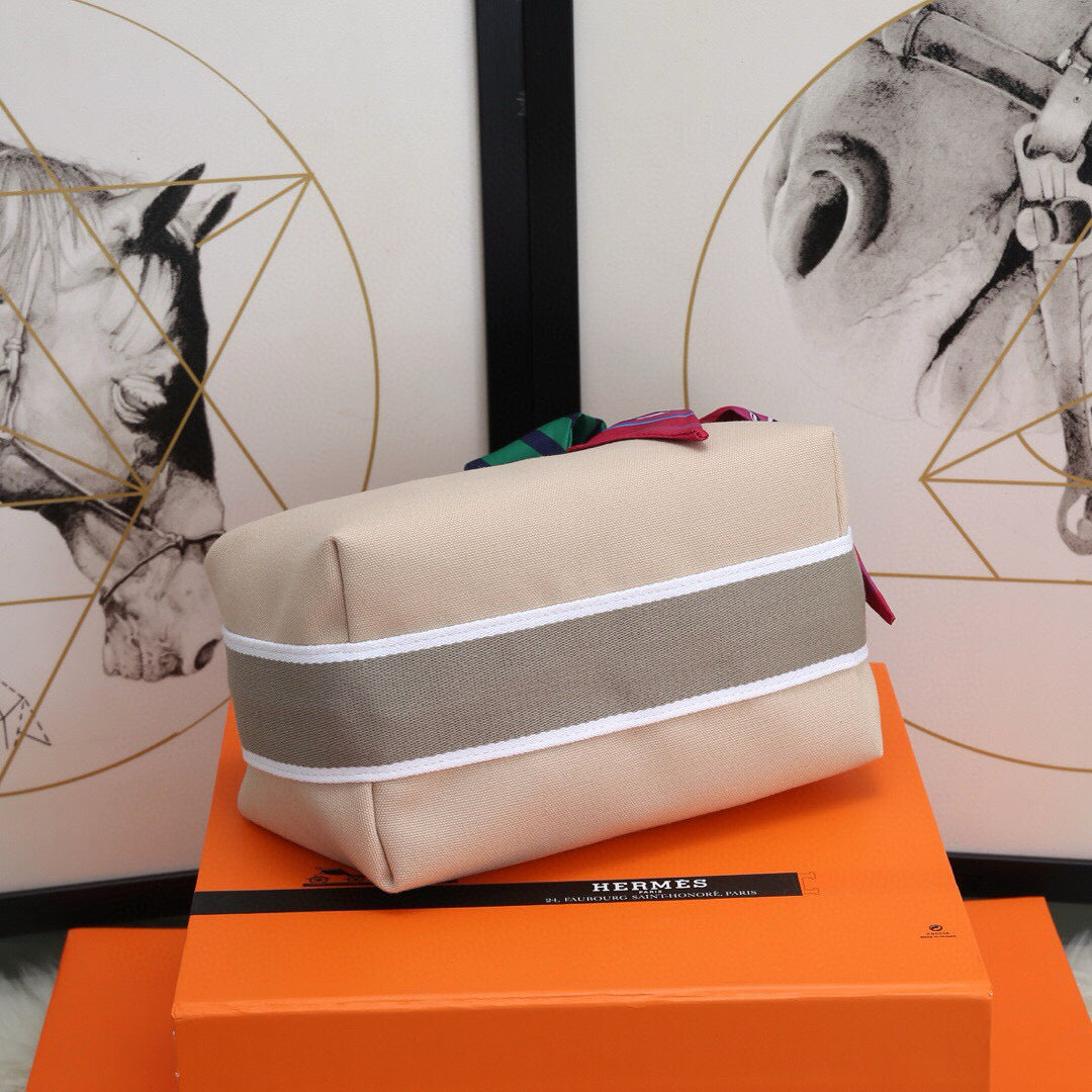 HM Trousse Bride-A-Brace Beige Canvas