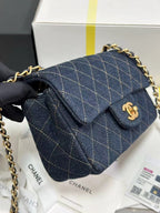 CC 25C Dark Blue Denim Gold Hardware