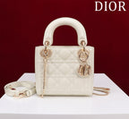 Mini Lady 17 My ABC White Patent Calfskin