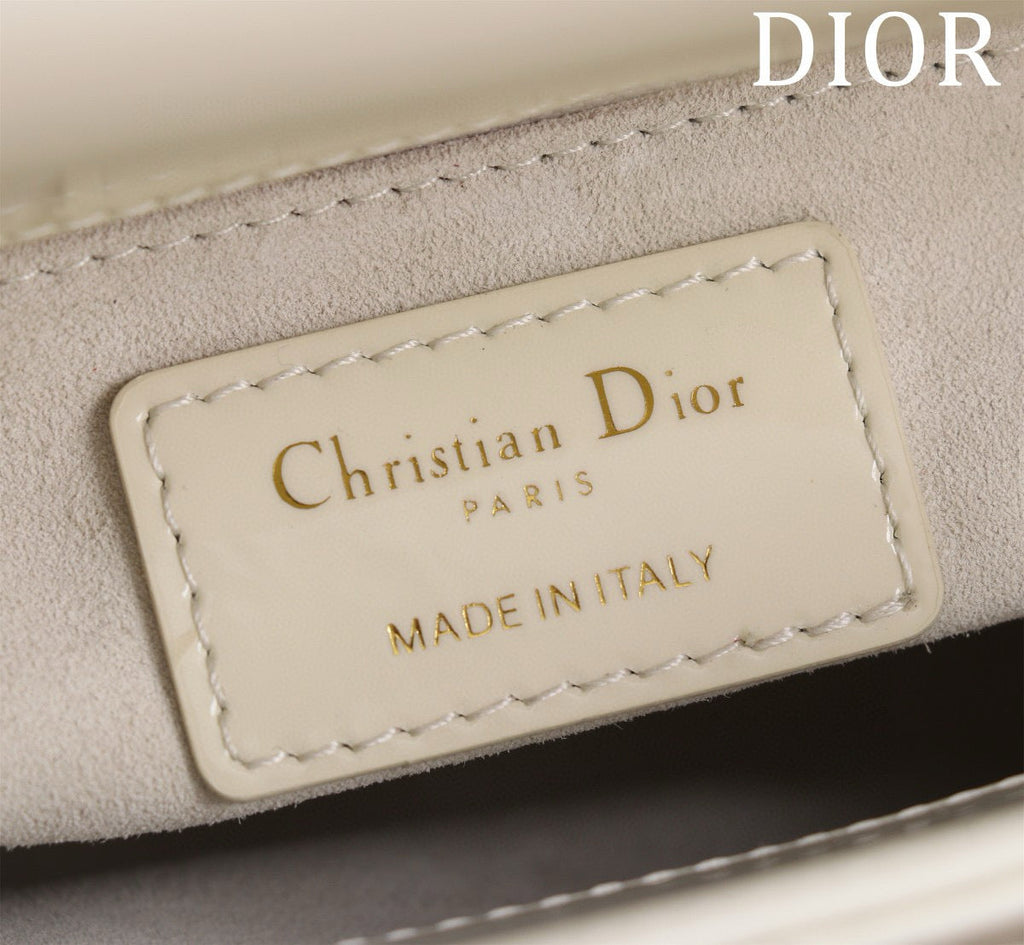 Mini Lady 17 My ABC White Patent Calfskin
