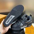LV Skate Sneaker Black Swarovski Monogram Cowhide