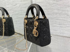 Mini Lady 17 My ACB Black Lambskin Light Gold Hardware