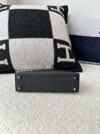 HM Mini Kelly 19cm Black Epsom Gold Hardware Best Version