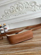 Evelyne Hermes Bags 17 Brown Beige Wax Thread and Cowhide