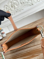 Evelyne Hermes Bags 17 Brown Beige Wax Thread and Cowhide