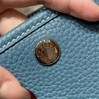 HM GARDEN PARTY 36 BLUE CALFSKIN