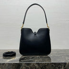 Small Camille 16 Soft Bag 24.5cm In Black Smooth Calfskin Gold Hardware