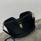 Small Camille 16 Soft Bag 24.5cm In Black Smooth Calfskin Gold Hardware