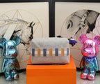 HM Trousse Bride-a-Brac Case Grey Canvas