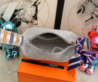 HM Trousse Bride-a-Brac Case Grey Canvas