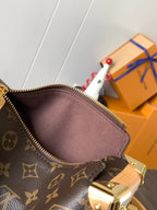 LV Pico Side Trunk 21cm Brown Monogram Coated Canvas