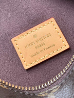 LV Pico Side Trunk 21cm Brown Monogram Coated Canvas