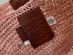 Chloe Summer Banana Hobo Bag Summery Beige In Raffia