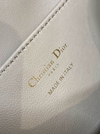 Small CD Caro Blackpack 18cm Powder Beige Macrocannage Lambskin
