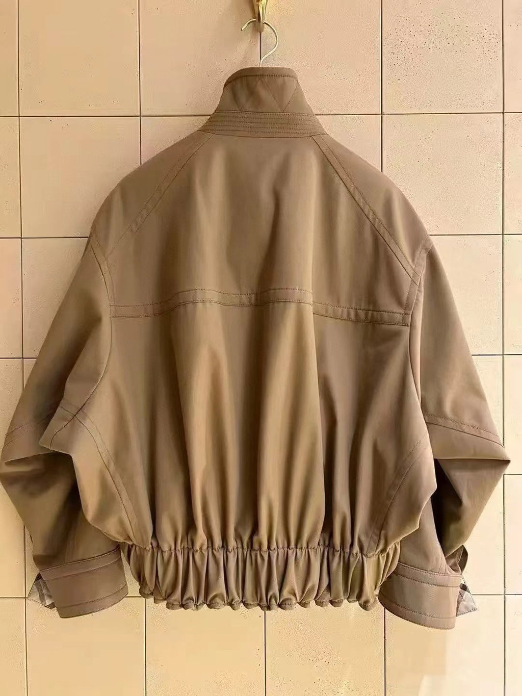 Bottega Veneta Coat Beige Cotton