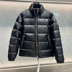 Dior Oblique Down Jacket Black Jacquard Fabric