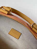Speedy P9 Bandoulière 40 Handbag Orange White Cowhide