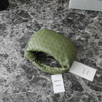 BV MINI JODIE 28CM MATCHA GREEN LAMBSKIN LEATHER