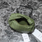 BV MINI JODIE 28CM MATCHA GREEN LAMBSKIN LEATHER