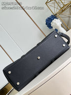 LV Georges Tote MM 41cm Black Cowhide