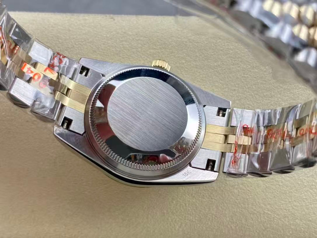 Rolex Datejust 2-Tone Jubilee Black Diamond Dial