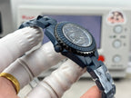 J12 33MM BLEU SAPPHIRE BEZEN BLUE CERAMIC STEEL