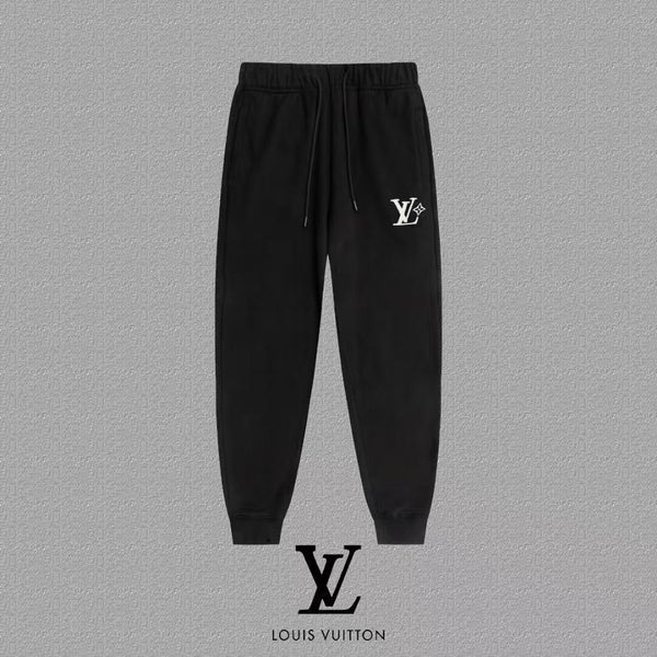 LV 25 Pant Black Cotton