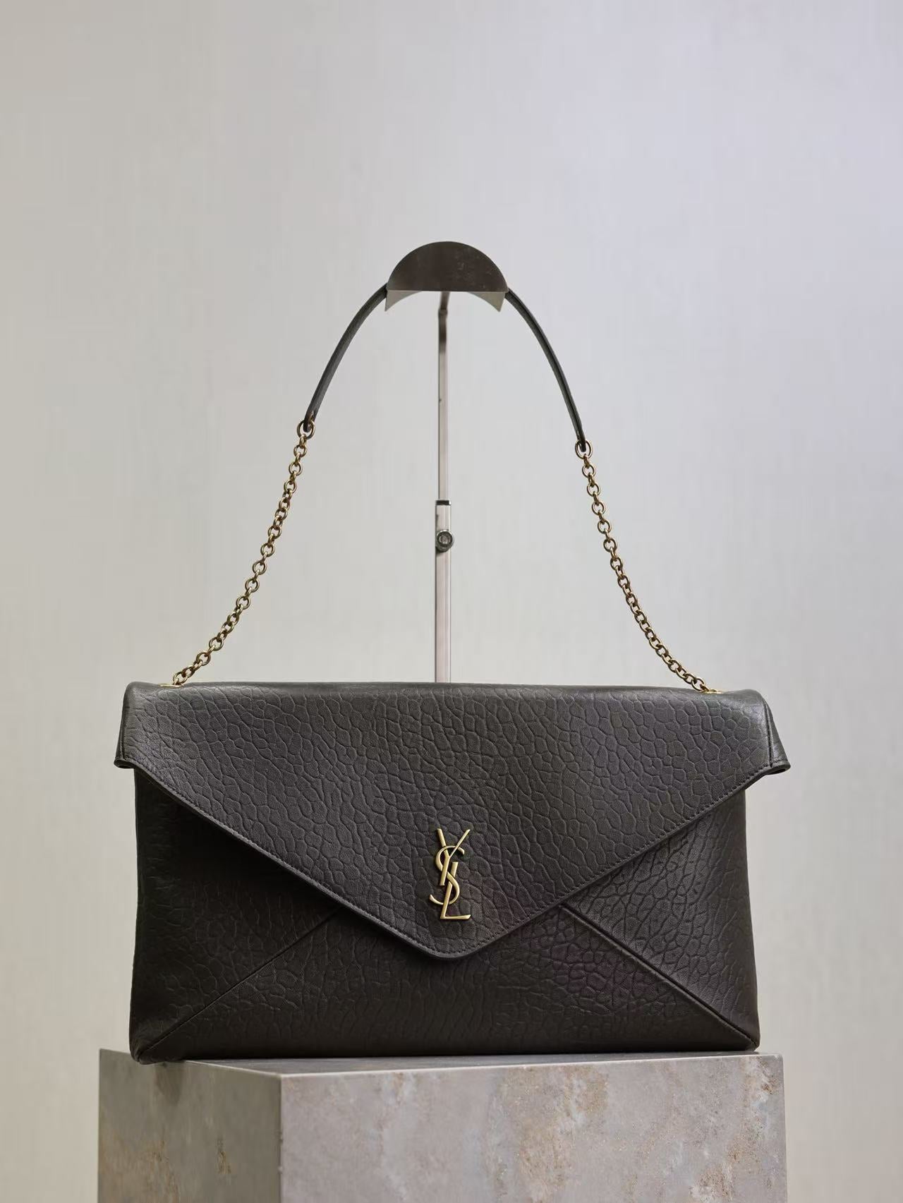 Cassandre XXL Bag 35cm Chocolate Lambskin GHW