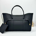 Loro Piana Ghiera Tote 40cm Bag Deep Blue Calfskin