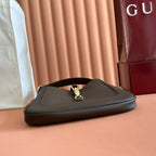 Gucci 25 Jackie Bag Dark Brown Grain Leather