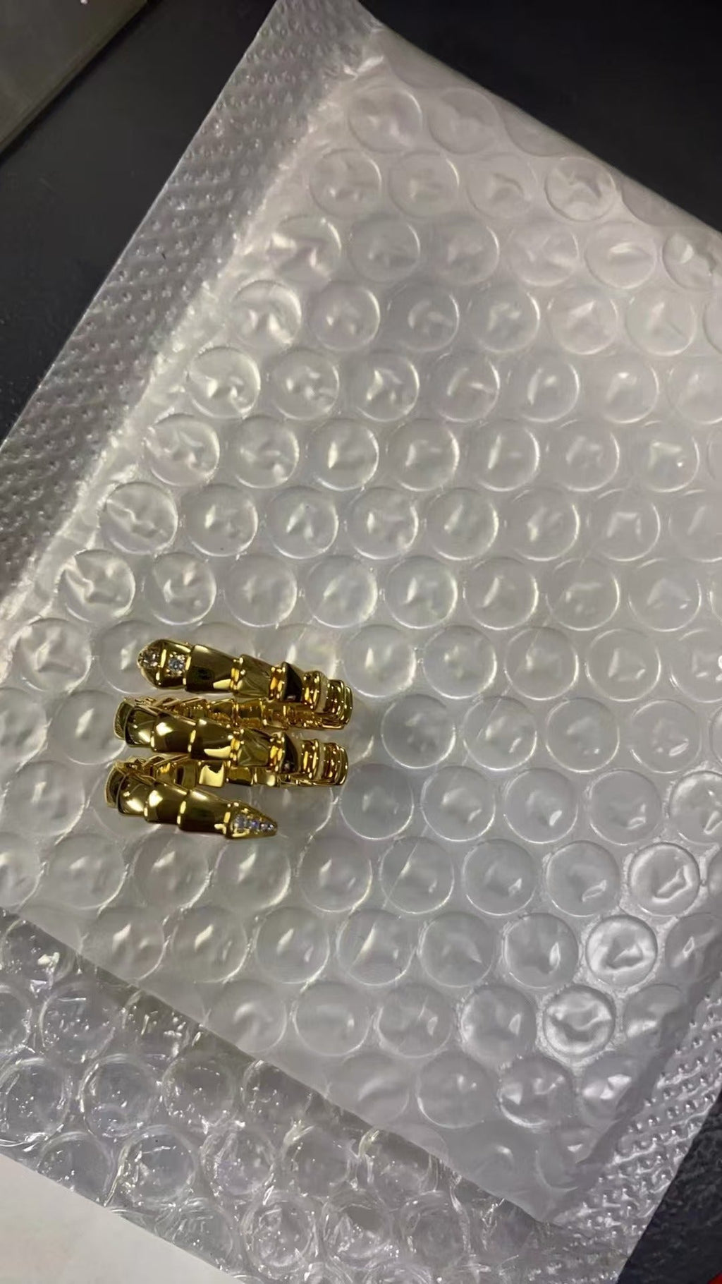 Serpenti Gold Ring Diamond