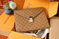 LV Mark Folder Monogram Reverse Coated Canvas Calfskin