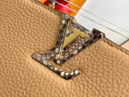 LV Capucines BB 27cm Ginger Yellow Calfskin Premium Python Leather GHW