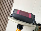 Loewe Flamenco Clutch Medium 30 Black Burgundy Nappa Lambskin